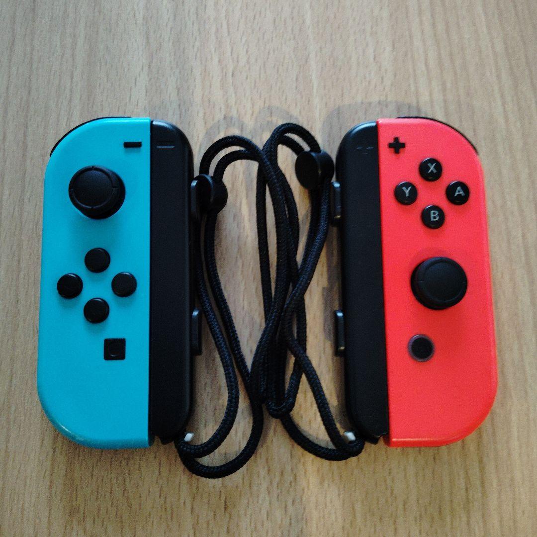 Nintendo Switch Joy-Con　ストラップ付きＬＲ　動作品