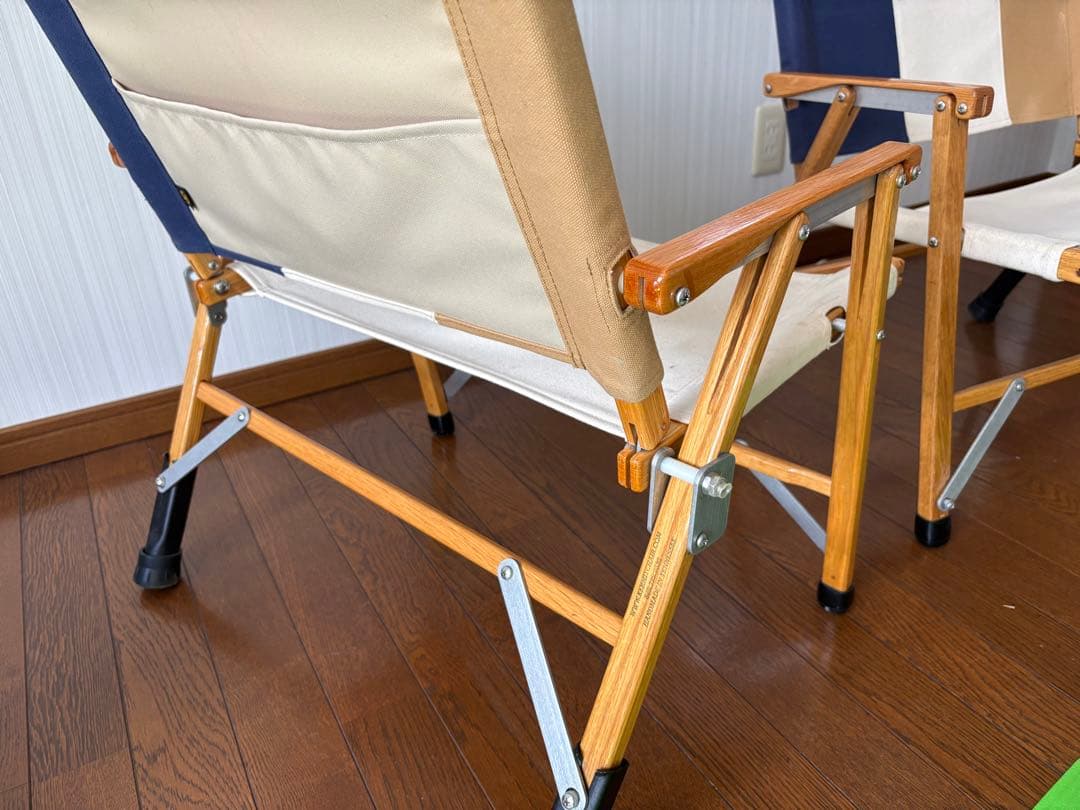 刻印有り カーミットチェア ワイド 2脚セット 純正シート付 コンダクターズ 刻印有り カーミットチェア ワイド 2脚セット 純正シート付 コンダクターズ