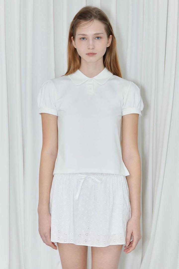 限定値下げ　sinoon  PUFF COLLAR T-SHIRT