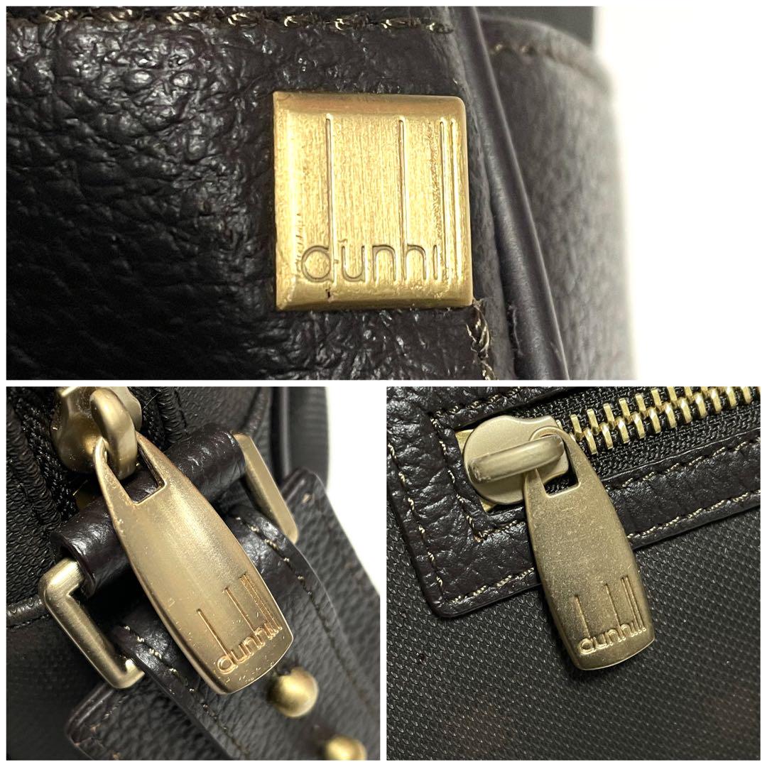 ✨極美品✨dunhill PVC×レザー 2way ビジネスバッグ メンズ