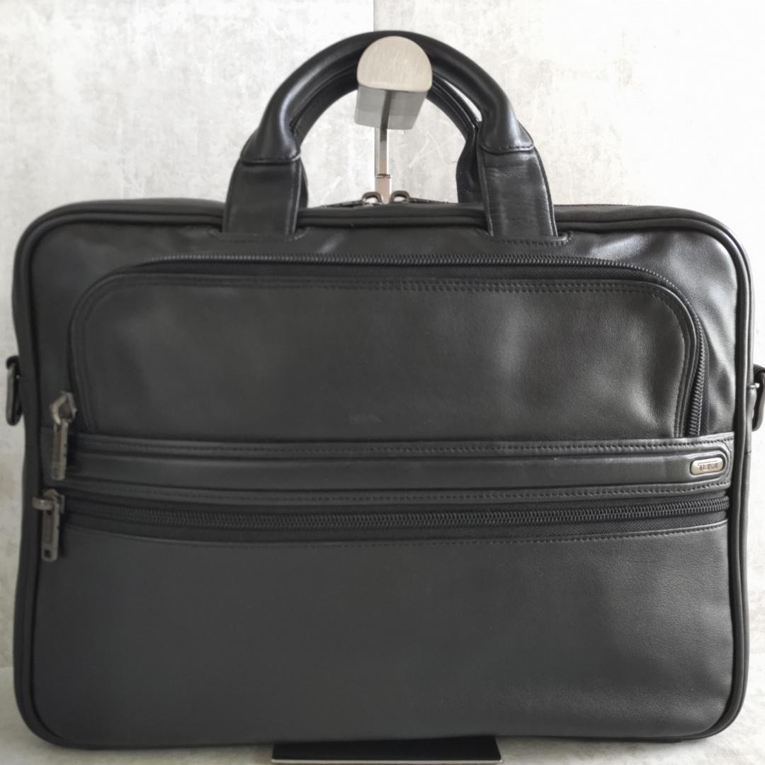 美品！TUMI 大容量 ビジネスバッグ ブリーフケース 2way  オールレザー