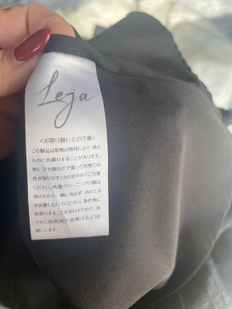 Leja （レジャ）2WAY オフショルダー パフスリーブ マーメイドワンピース