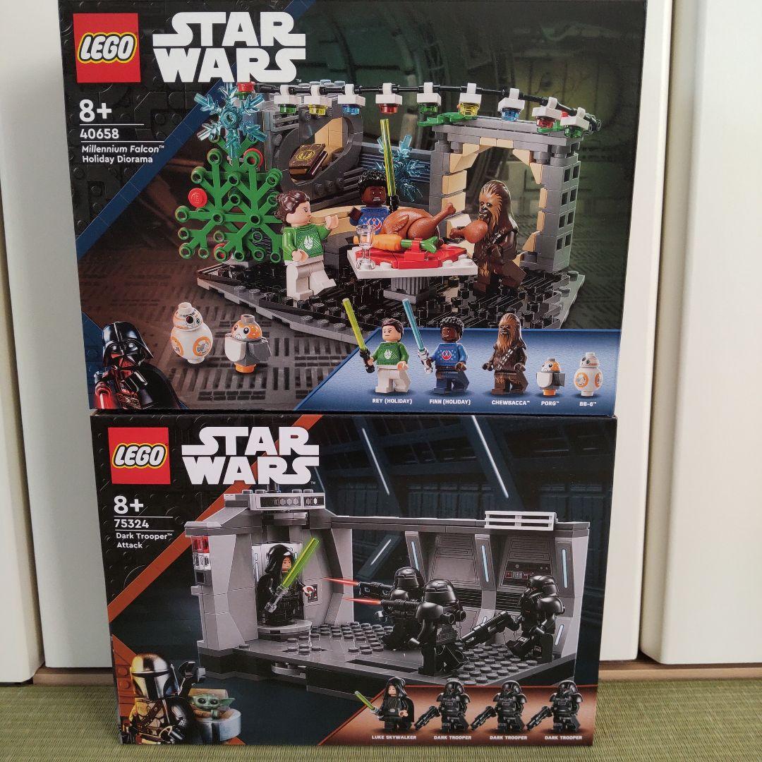 レゴ スターウォーズ ミレニアムファルコンのクリスマス 40658、75324