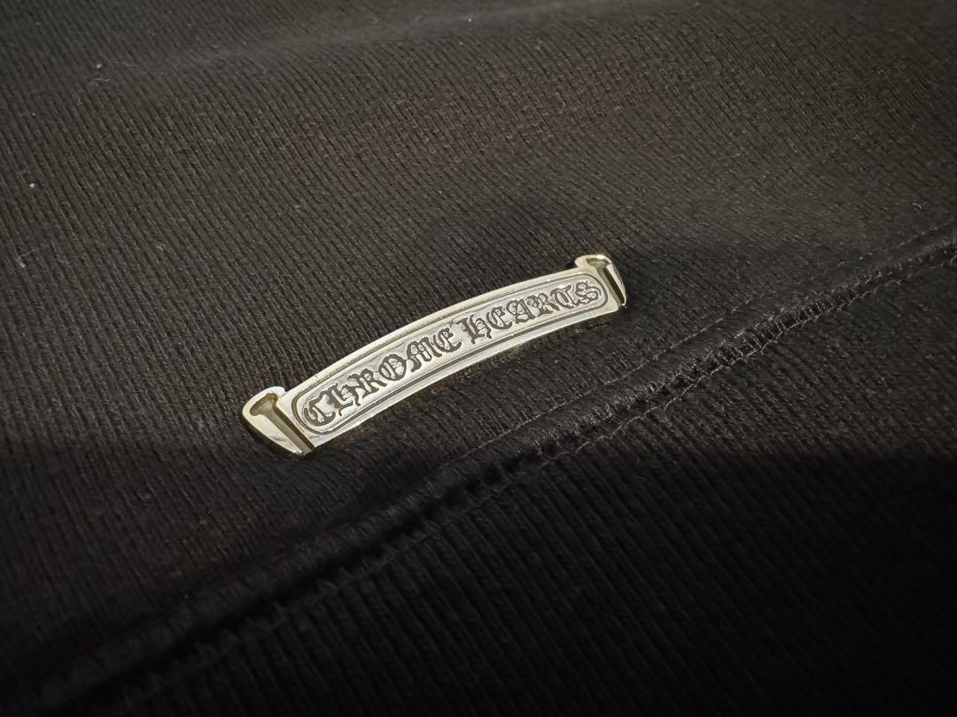 【国内即発】CHROME HEARTS スウェットシャツ 7-11 ３クロス刺繍 Chrome Hearts - クロムハーツ 7-11 CREW バックCHロゴ刺繍