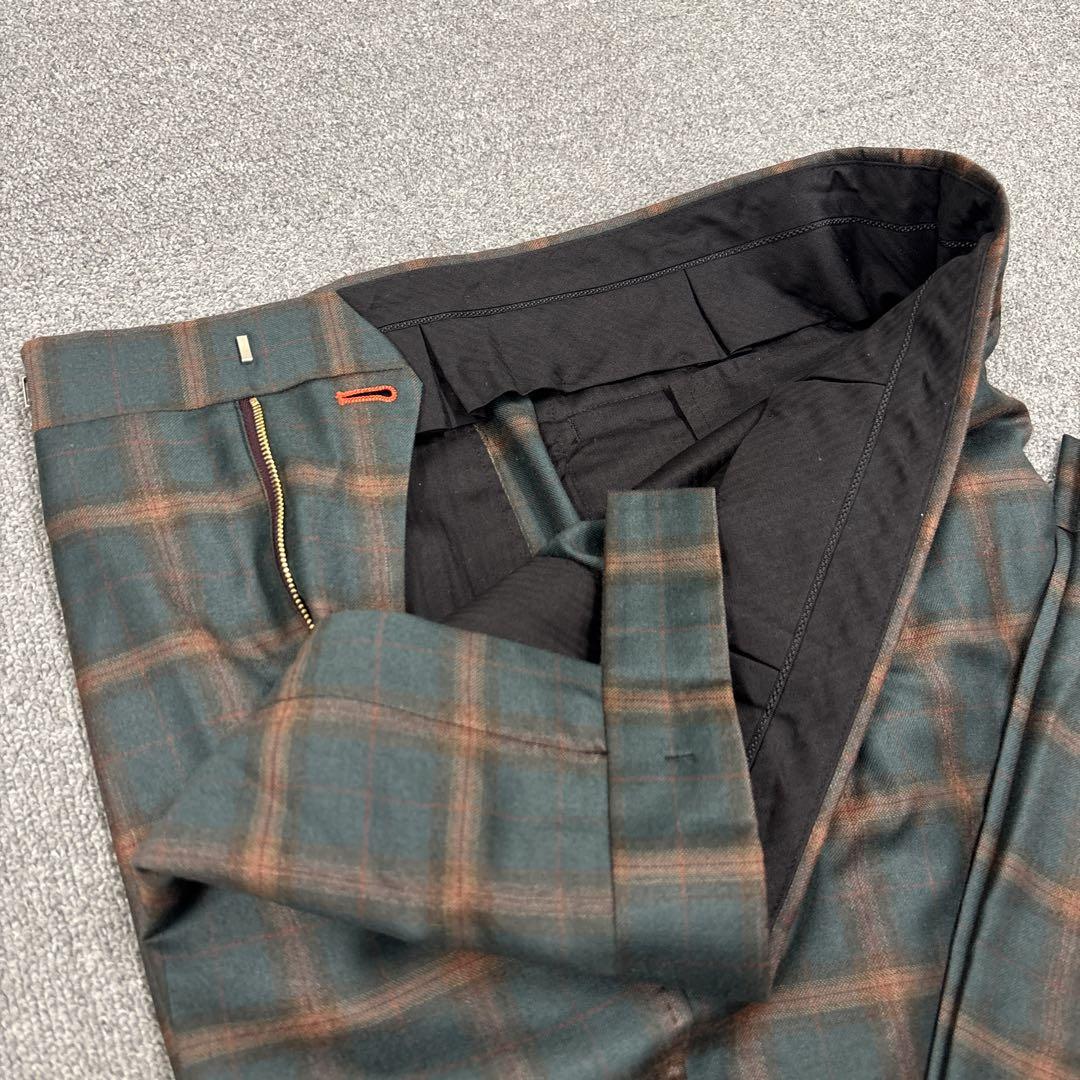 Paul Smith】2018ssクラブチェック タータン タック スラックス