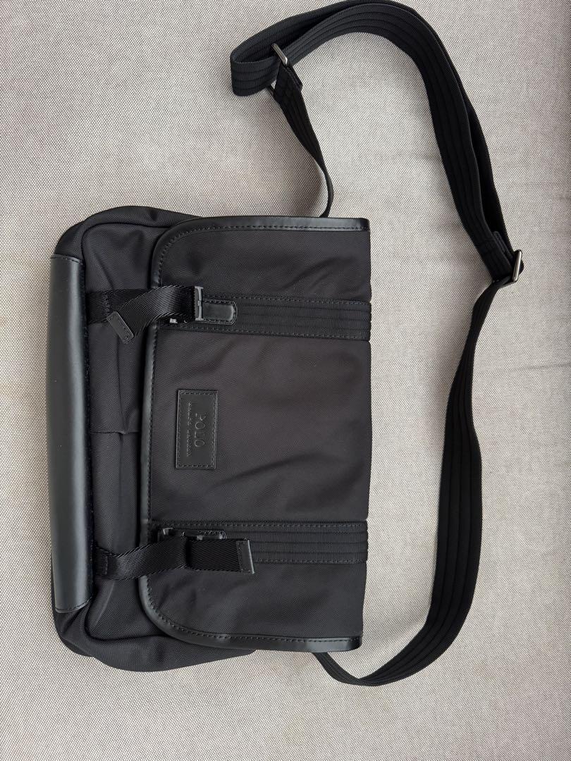 Polo RALPH LAURENブラック メッセンジャーバッグ