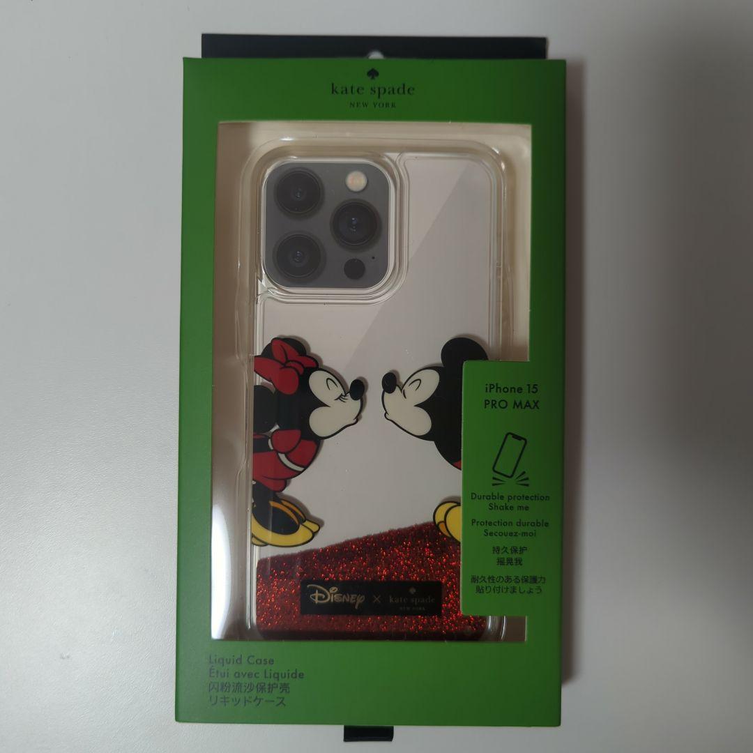[Kate Spade] iPhone15 Pro ケース ミッキー & ミニー Disney X Kate Spade New York Minnie Mouse I Phone 15 Pro
