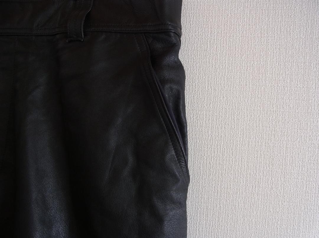 コミネ 本革 レザー ライディング ライダース パンツ 4L XL バイク