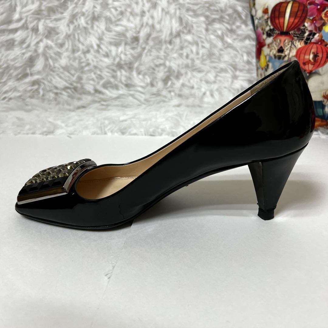 PRADA エナメルパンプス Prada エナメル ハイヒール パンプス 36.5