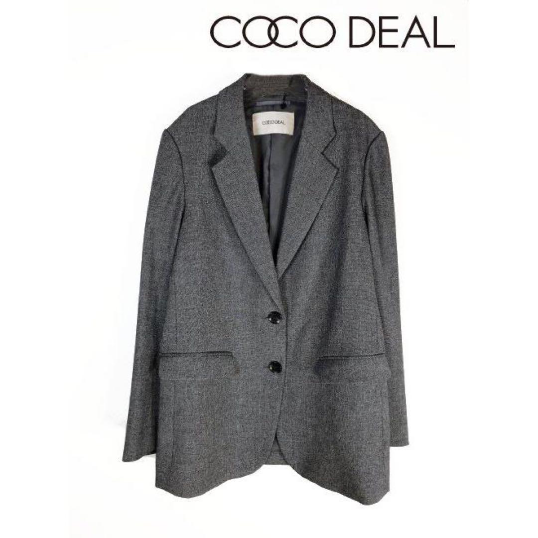【COCODEAL】スリットスリーブテーラードジャケット