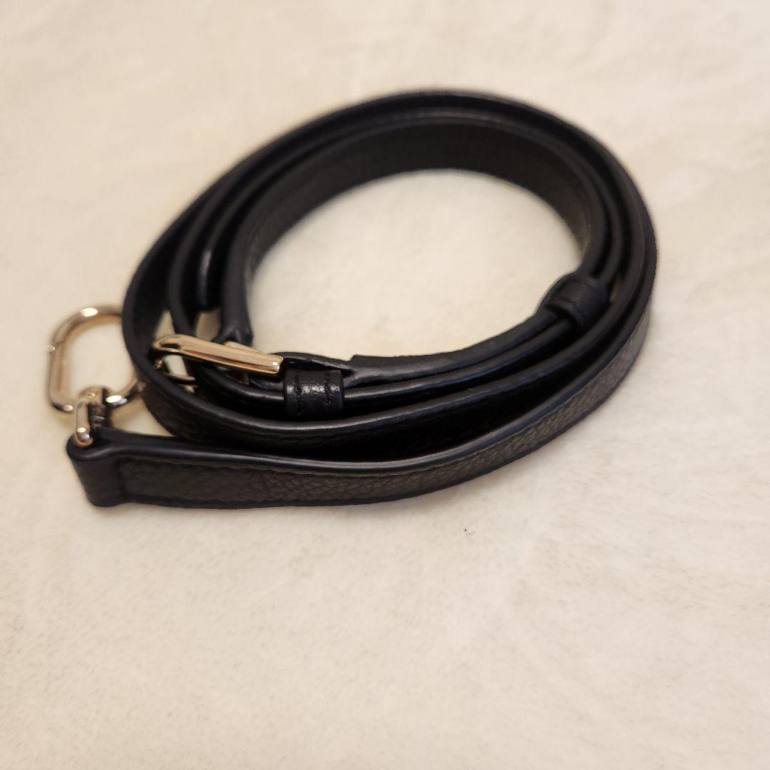FURLA ブラックレザートートバッグ