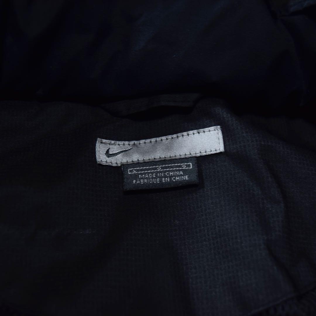 00s y2k NIKE ナイロンジャケット アームライン 刺繍ロゴ テック系