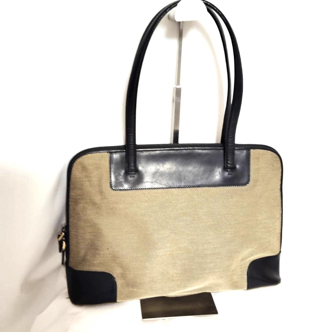 みんなが待ってた！＼再入荷待ち／人気ランキング GUCCI メルカリ - レザー・キャンバス ハンド・トートバッグ グッチ バッグ