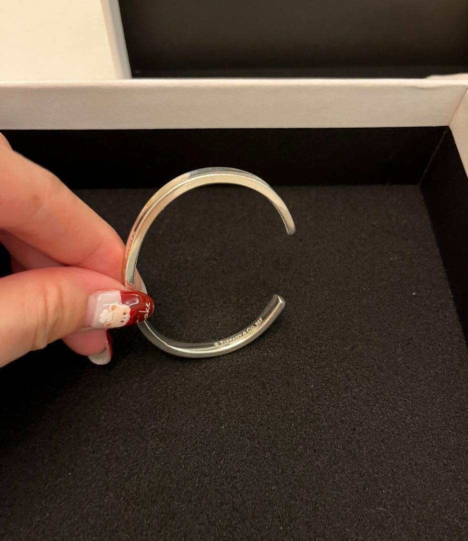TIFFANY シルバー925 オープンバングル フリーサイズ