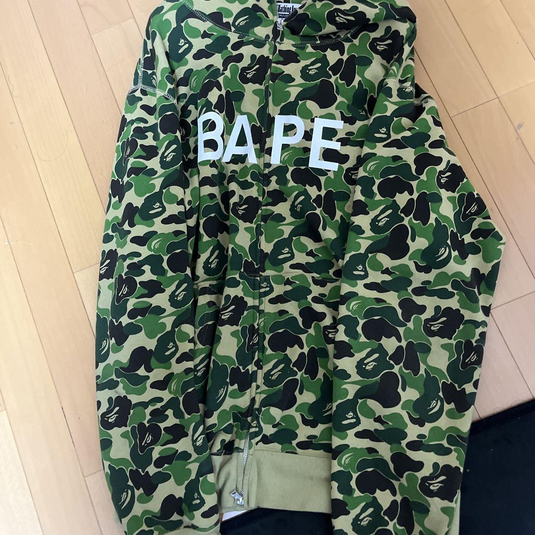 ABC CAMO BAPE FULL ZIP HOODIE ベイプ　パーカー