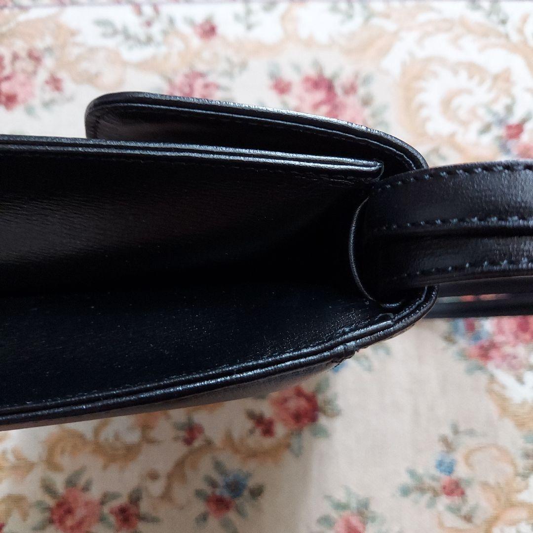 こまちさま専用 DAKS LONDON 黒いレザーフォーマルハンドバッグ