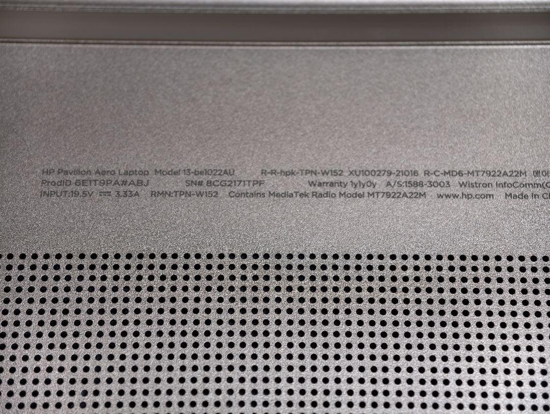 Windowsノート本体 HP Pavilion Aero Ryzen7