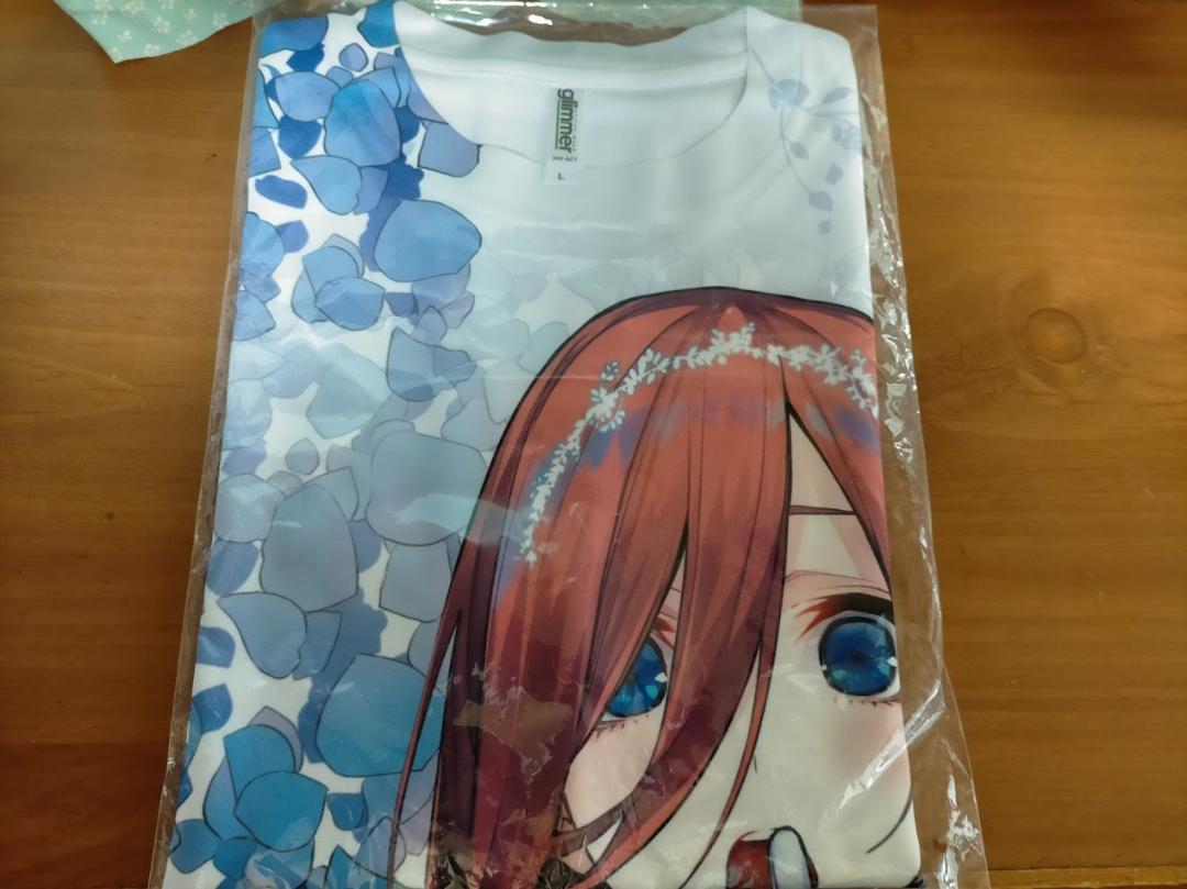 五等分の花嫁 中野 三玖 フルグラフィックTシャツ 花嫁ver. a