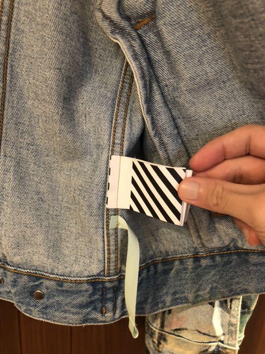 ジャケット・アウター Off-White SS19 lake holiday denim jacket