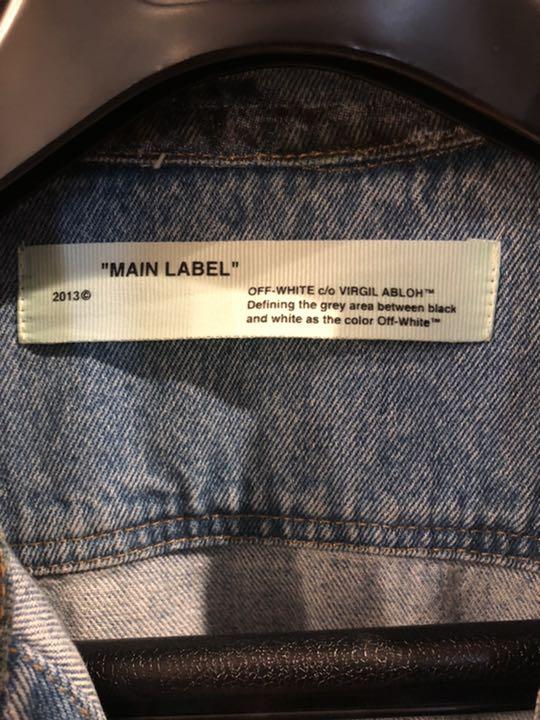 ジャケット・アウター Off-White SS19 lake holiday denim jacket