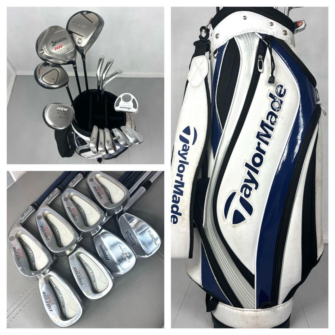 本格派 メンズゴルフクラブ 13本 フルセット YONEX スリクソン ゴルフ