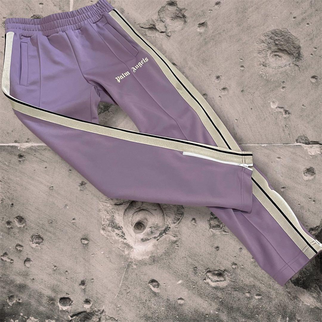 【美品】 パームエンジェルス サイドライン ジョガー トラックパンツ パープル 【美品】 パームエンジェルス サイドライン ジョガー トラックパンツ パープル