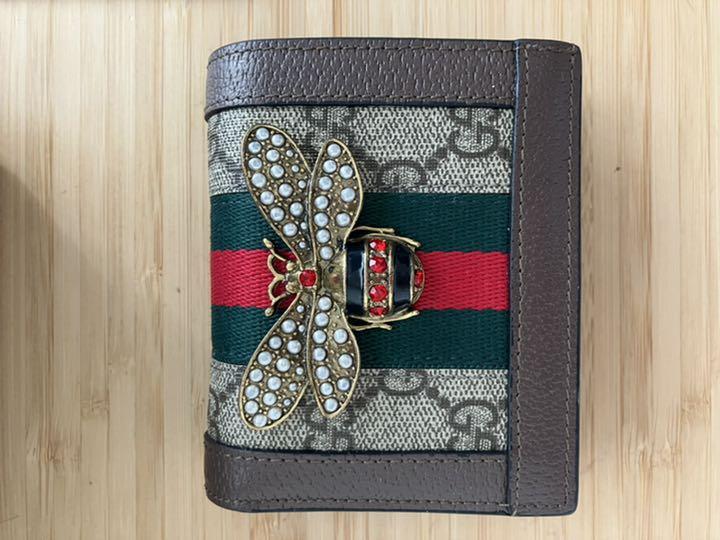 新しい到着 GUCCI蜂財布 長財布 新しい到着 GUCCI蜂財布 長財布