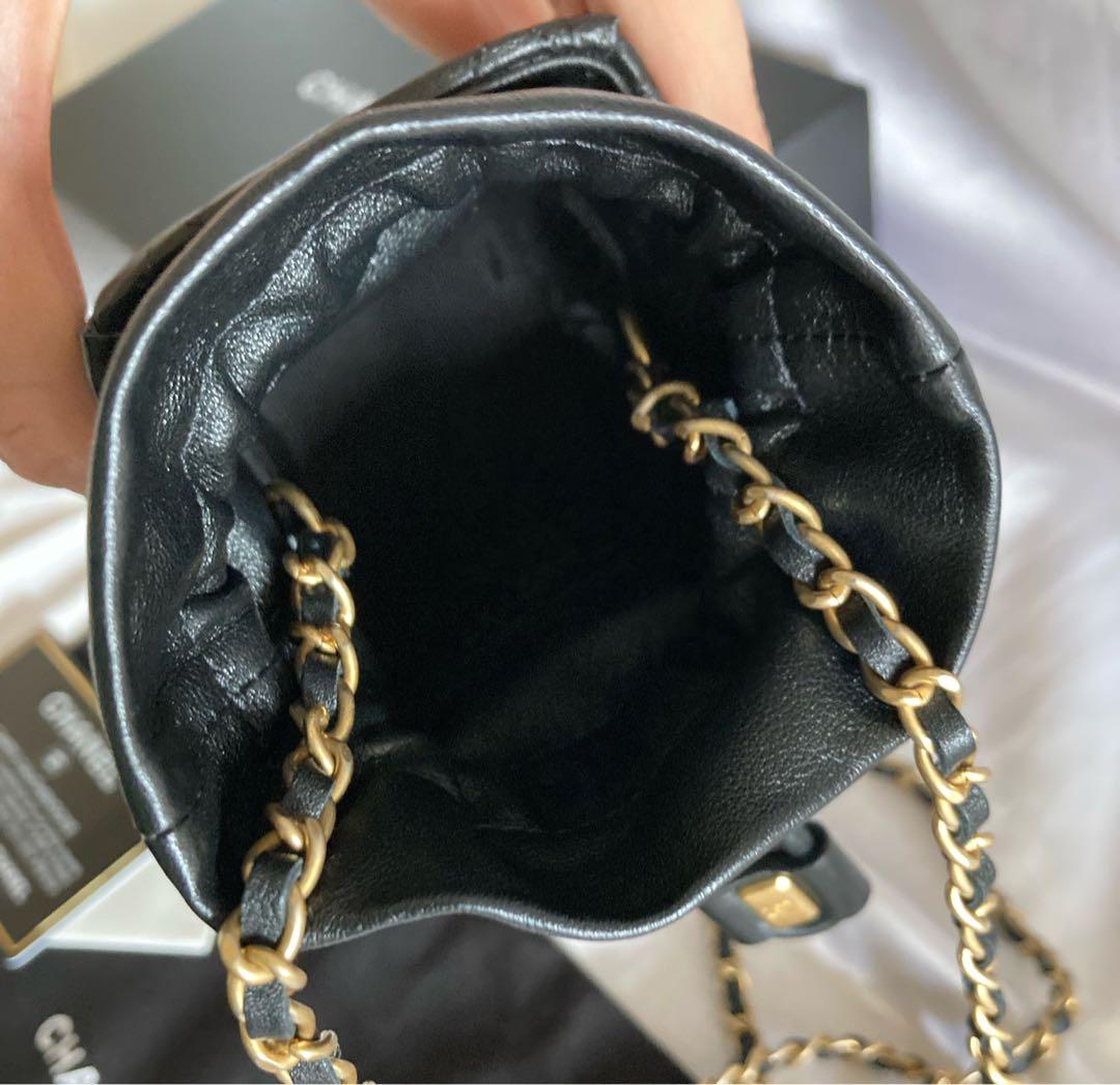 未使用に近い極美品♡CHANEL ミニマトラッセ 巾着　キューブ　チェーンバッグ