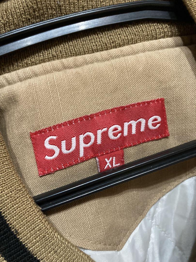 supreme スタジャン スカジャン ベージュ ビンテージ - メルカリ