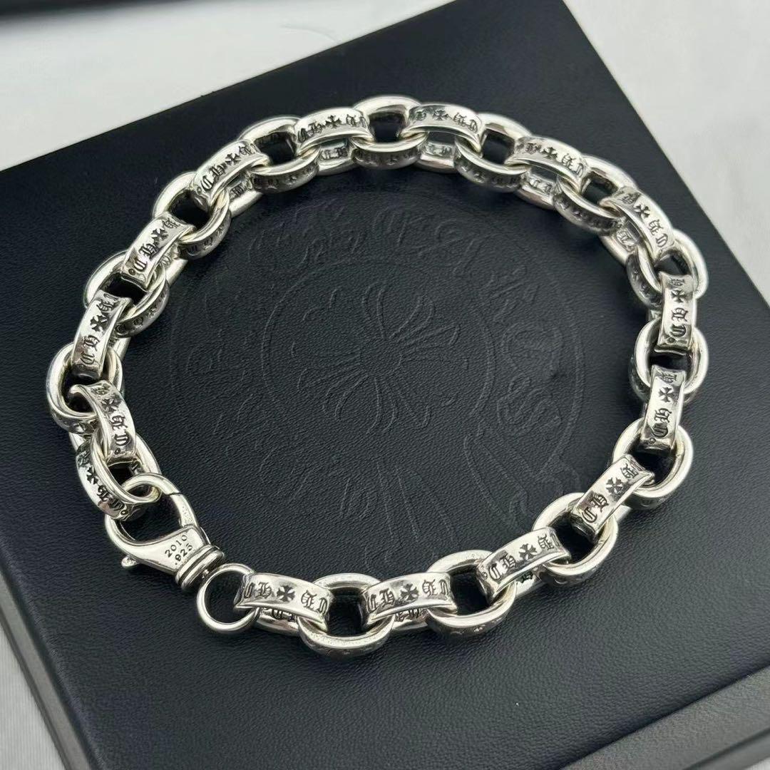 美品 CHROME HEARTS クロムハーツ　ペーパーチェーンブレスレット