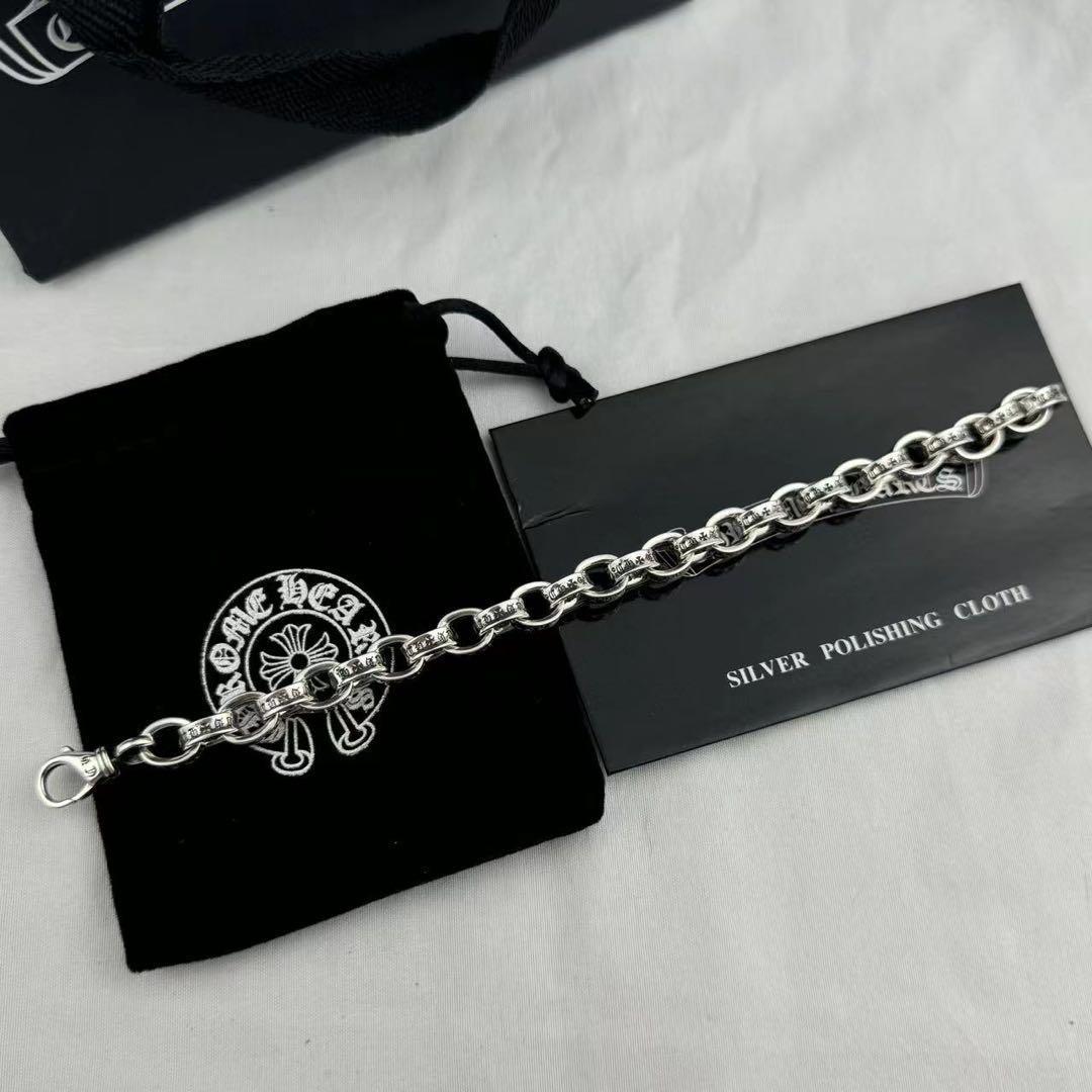 美品 CHROME HEARTS クロムハーツ　ペーパーチェーンブレスレット