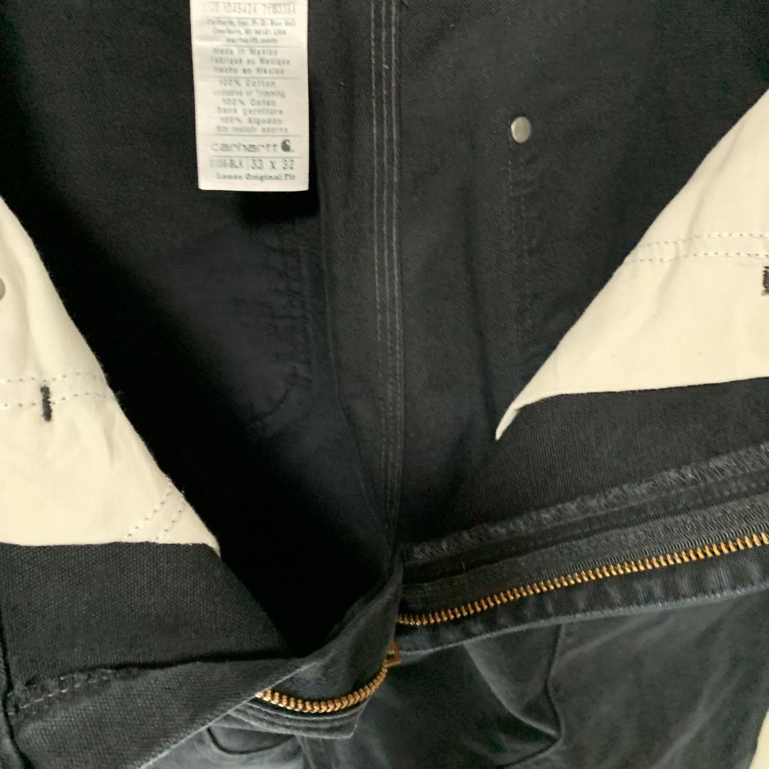00s carhartt カーハート ダブルニー ペインターパンツ ダック 黒