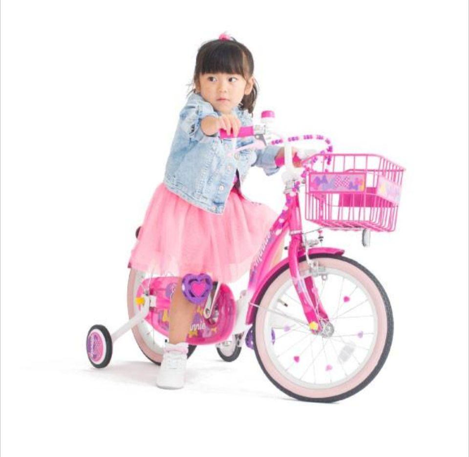 Minnie 自転車 ピンク16インチ【手渡し希望】