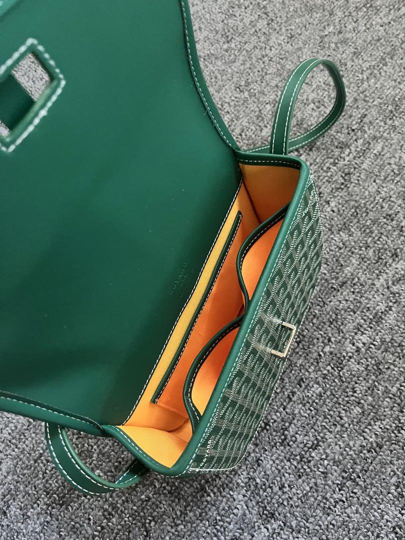 Goyard グリーン メッセンジャーバッグ