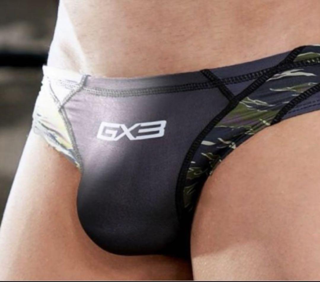 【専用品!】EGDE WORKOUT、MESH CAMO、GX3ビキニ 計3点 GX3 ジーバイスリー S ダブルラインビキニ ブラック/カモフラ