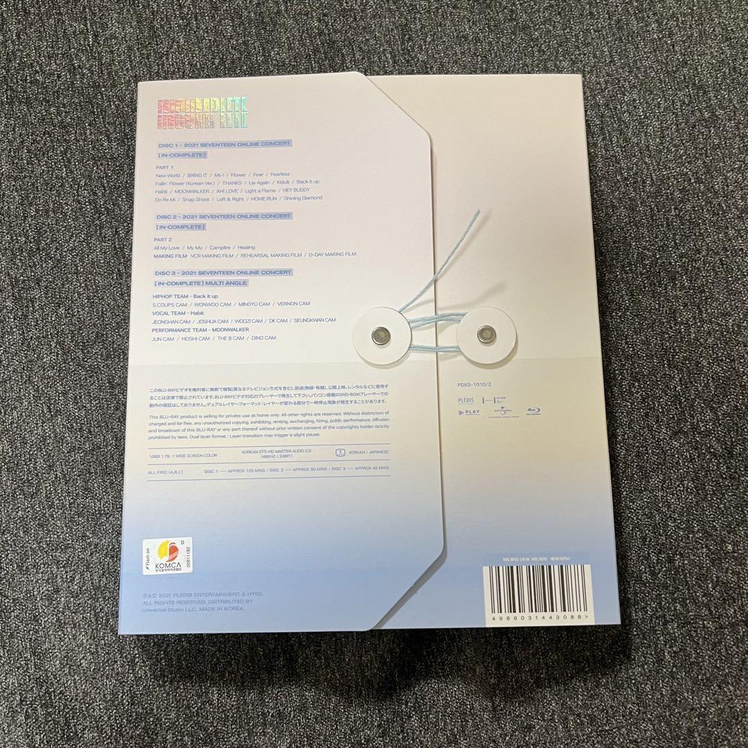 SEVENTEEN incomplete Blu-ray