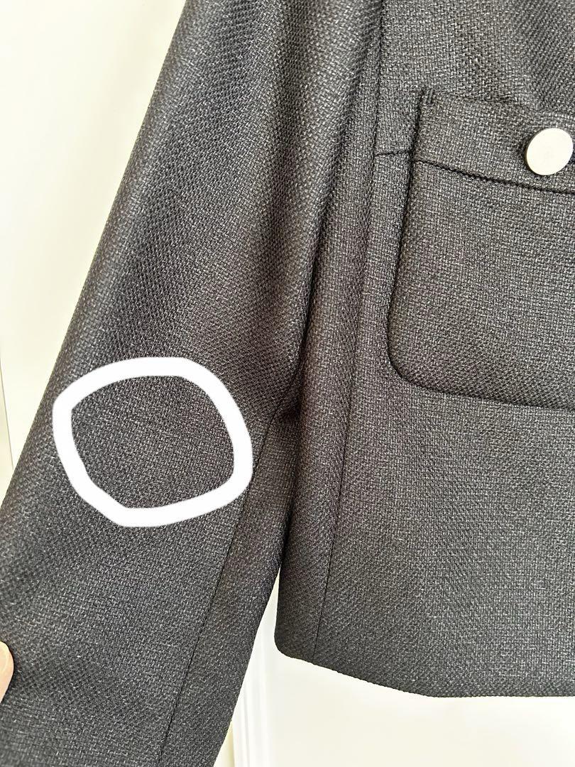 新品　試着のみ⭐︎ANAYI⭐︎ノーカラージャケット 黒