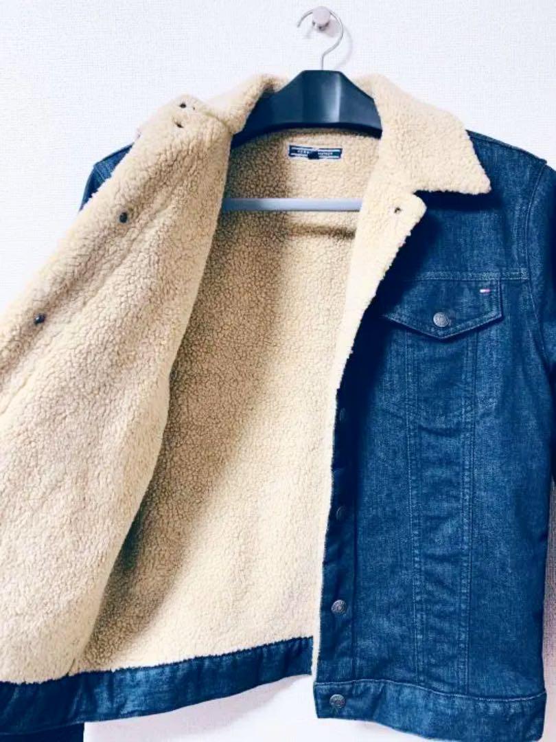格安セール TOMMY デニムジャケット ボアジャケット B8TAe-m34304620673 HILFIGER 在庫安い