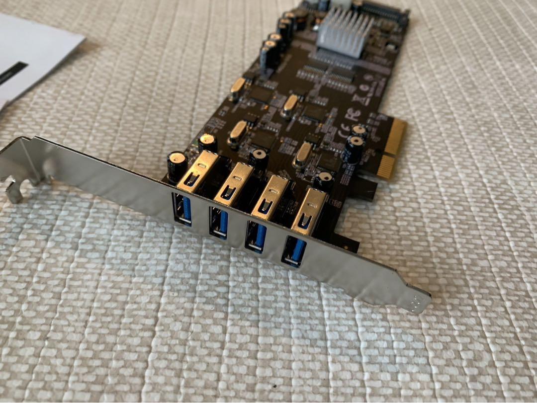 【新品】4 Port PCI E USB 3.0 Controller Card