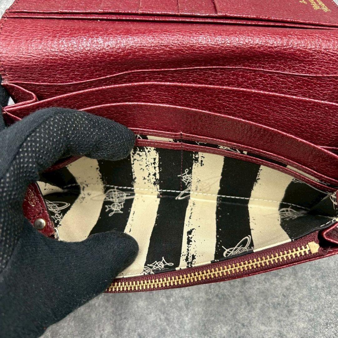 極美品】ヴィヴィアンウエストウッド レザー 長財布 オーブ