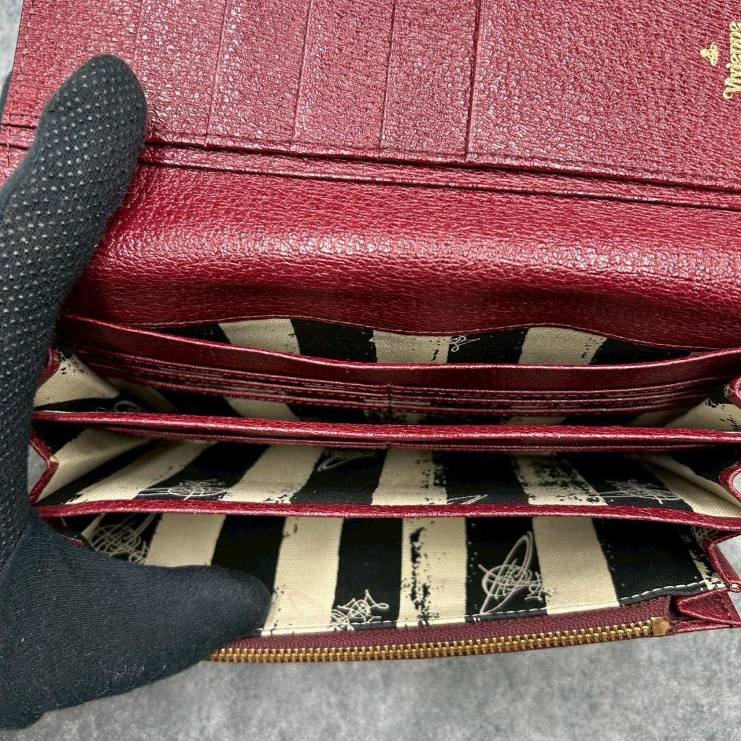 極美品】ヴィヴィアンウエストウッド レザー 長財布 オーブ