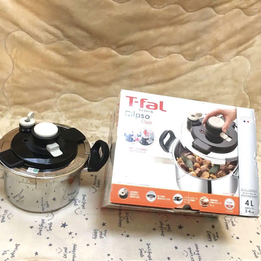 T-fal クリプソクレール 圧力鍋4L T-fal クリプソクレール 圧力鍋4L