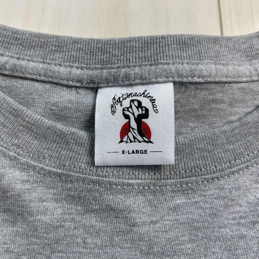SOFT MACHINE 長袖Tシャツ ロンT グレー XL ラットフィンク