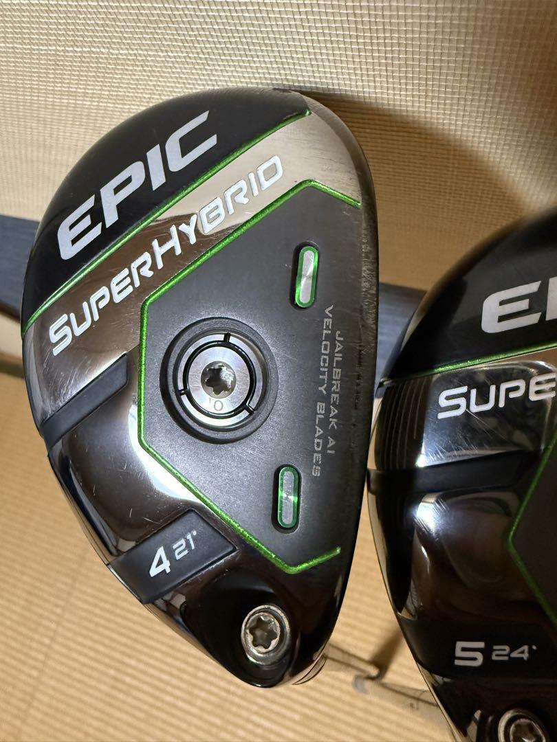 EPIC SUPER HYBRID 4U 5U カスタムシャフトUT mc80