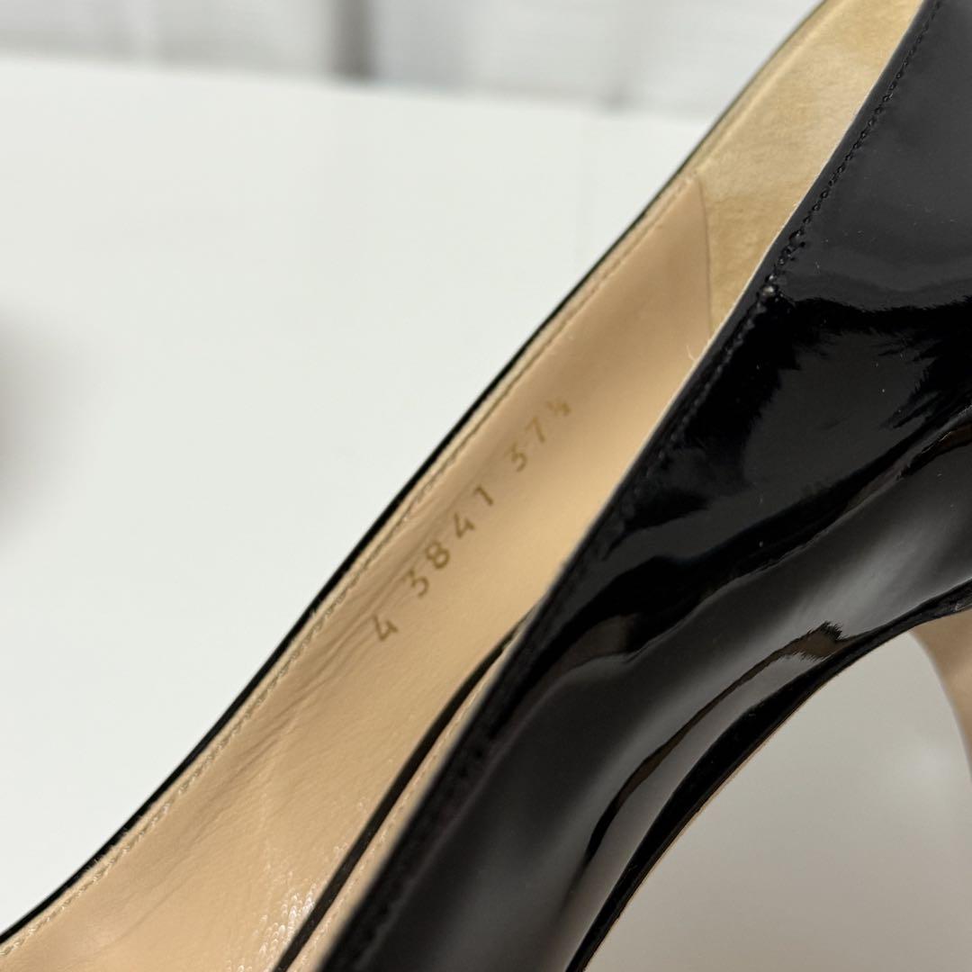 ⭐️未使用品⭐️　セルジオロッシ　パンプス　ハイヒール　ブラック　エナメルレザー