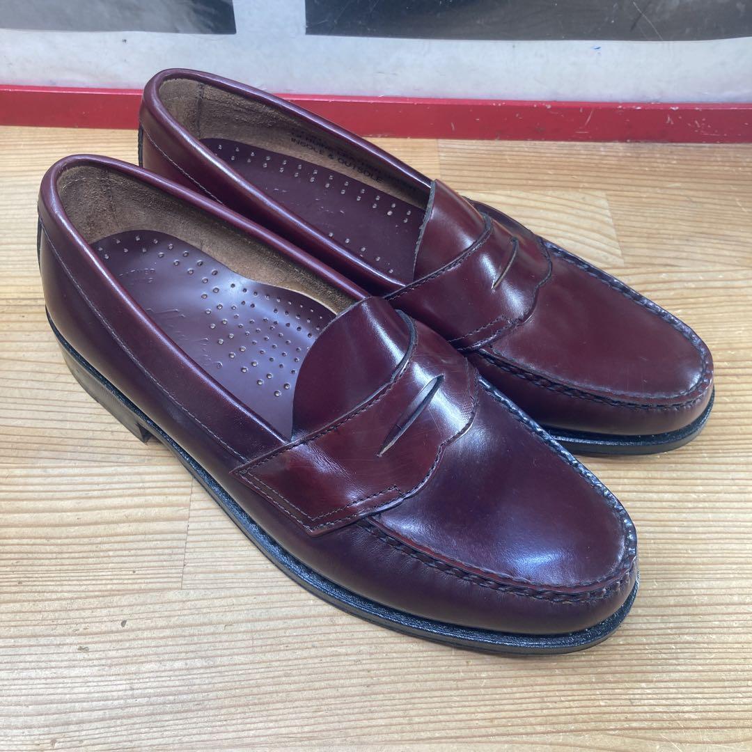 HAWKINS GENUINE LEATHER ローファー バーガンディ 未使用