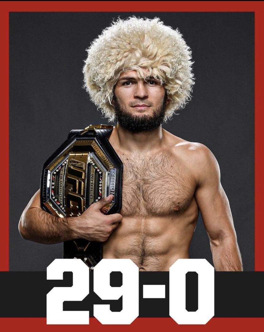 UFC正規品 ハビブ・ヌルマゴメドフ ロシアンベア プリントT