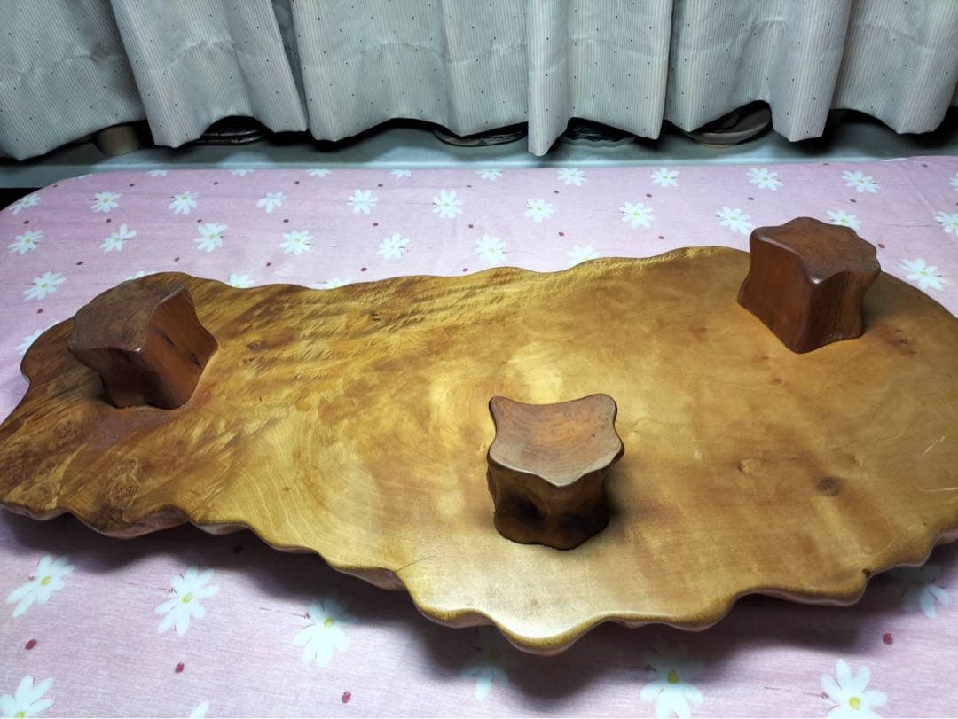 天然木　花台❤️