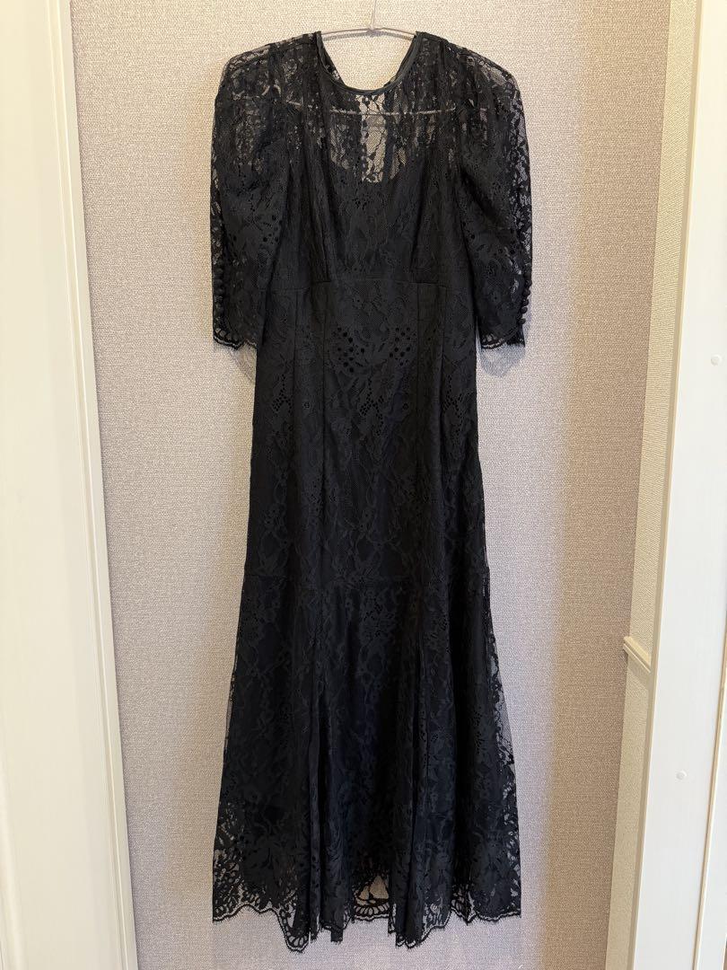 【♡】SNIDEL ヘムボリュームレースワンピース