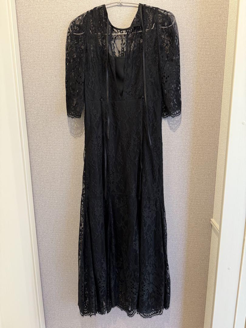 【♡】SNIDEL ヘムボリュームレースワンピース
